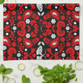 Slowakische Kunst Geschirrtuch (Gefaltet)