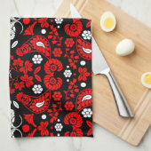 Slowakische Kunst Geschirrtuch (Viertel Falte)