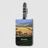 Slowakische Landschaft Gepäckanhänger (Vorderseite Vertikal)