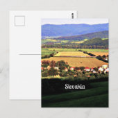 Slowakische Landschaft Postkarte (Vorne/Hinten)