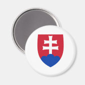 Slowakische Republik Offizielles Wappen-Symbol Magnet (Vorderseite/Rückseite)