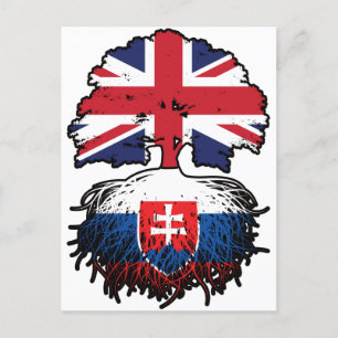 Slowakische Republik Vereinigtes Königreich Postkarte