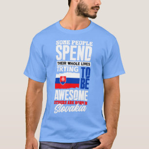 Slowakische Slowakei - slowakische Flagge Zitat2 T-Shirt