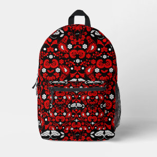 Slowakische Volksfolkore Bedruckter Rucksack