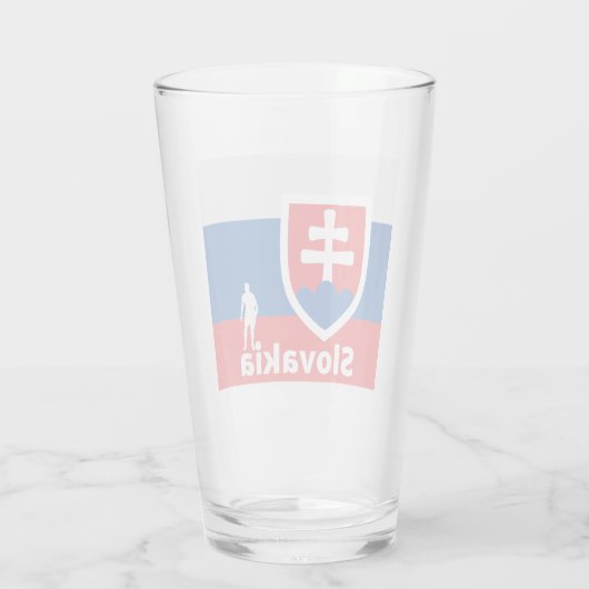 slowakischer Fußball Glas (Rückseite)
