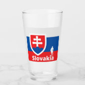 slowakischer Fußball Glas (Vorderseite)