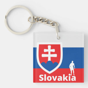 Slowakischer Fußball Schlüsselanhänger