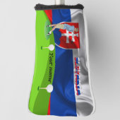 Slowakischer Golfer Golf Headcover (Rotieren 90)