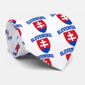 Slowakisches Emblem Krawatte (Gerollt)