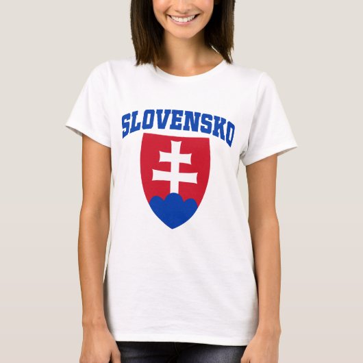 Slowakisches Emblem T-Shirt (Vorderseite)