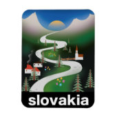 Slowakisches Reiseplakat Magnet (Vertikal)