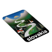 Slowakisches Reiseplakat Magnet (Rechte Seite)