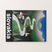 Slowakisches Reiseplakat Puzzle (Horizontal)