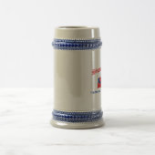 Slowakisches schönes Doppel Bierglas (Mittel)