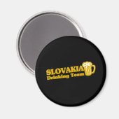 slowakisches Trinkteam Magnet (Vorderseite/Rückseite)
