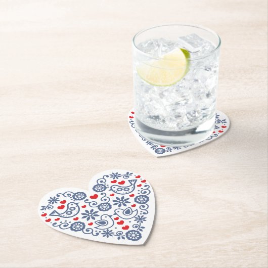 Slowakisches Volksmuster Untersetzer (Vor Ort)