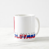 Slowakisches Wappen Kaffeetasse (VorderseiteRechts)