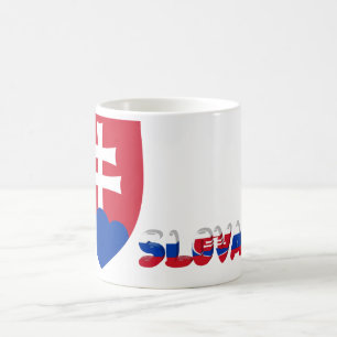 Slowakisches Wappen Kaffeetasse
