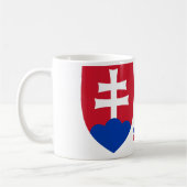 Slowakisches Wappen Kaffeetasse (Links)