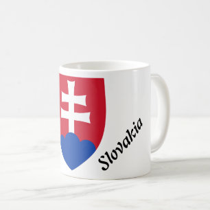 Slowakisches Wappen Kaffeetasse