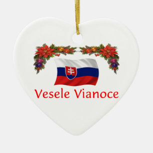Slowakisches Weihnachten Keramik Ornament