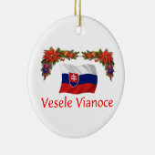 Slowakisches Weihnachten Keramikornament (Rechts)