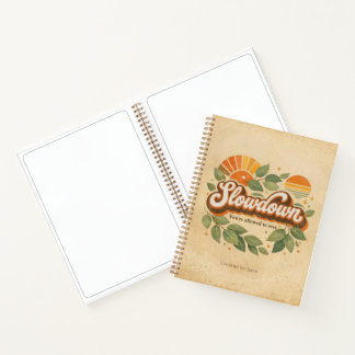 slowdown, you’re allowed to rest Design Notizblock