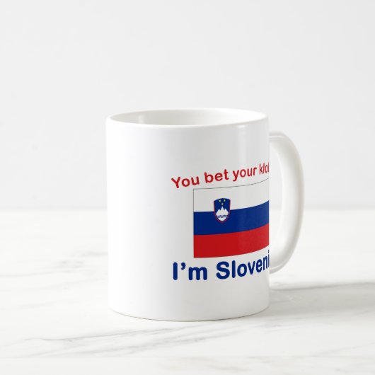 Slowene Klobase Kaffeetasse (VorderseiteRechts)