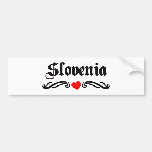 Slowenien Autoaufkleber (Vorne)