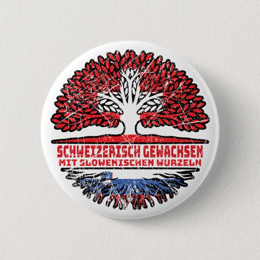 Slowenien Baum Button (Vorderseite)
