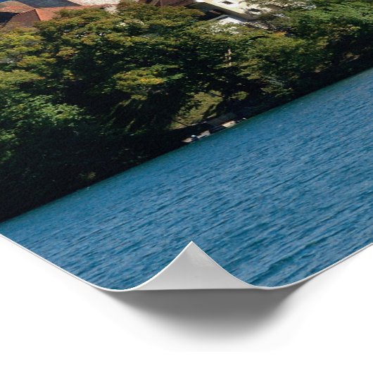 Slowenien, Bled, Bled, Bled Island, Bled 2 Poster (Ecke)