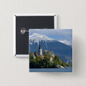 Slowenien, Bled, Bled, Bled Island, Bled Button (Vorne & Hinten)