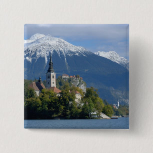Slowenien, Bled, Bled, Bled Island, Bled Button