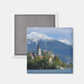 Slowenien, Bled, Bled, Bled Island, Bled Magnet (Vorderseite/Rückseite)