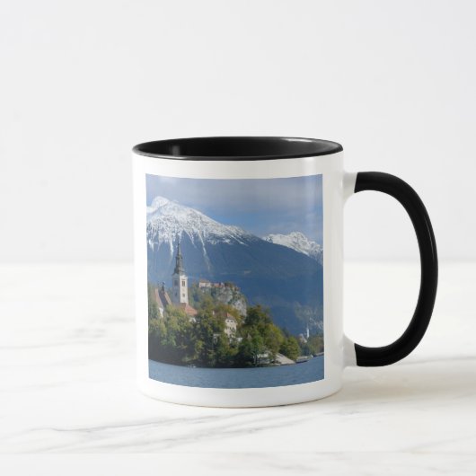 Slowenien, Bled, Bled, Bled Island, Bled Tasse (Rechts)