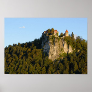 Slowenien, Bled, Bled-See, Bled Castle Poster