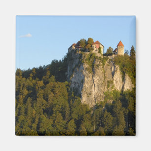 Slowenien, Bled, Bled-See, Bled-Schloss auf Magnet