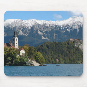 Slowenien, Bled, Bledsee, Insel Bled, Bled 2 Mousepad