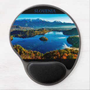 Slowenien - Bled Lake Gel Mousepad