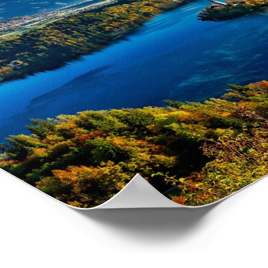 Slowenien - Bled Lake Poster (Ecke)