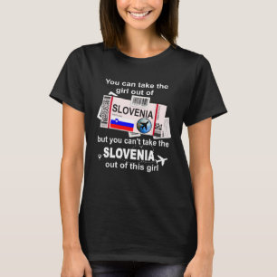 Slowenien Boarding Pass Slovenien Girl Slovenien T-Shirt