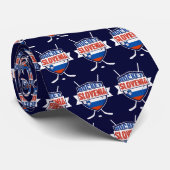 Slowenien - Eishockey-Schild-Krawatte Krawatte (Gerollt)