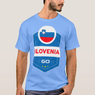 SLOWENIEN FLAG SHIELD T-Shirt
