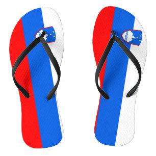 Slowenien-Flagge Badesandalen