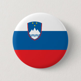 Slowenien-Flagge Button