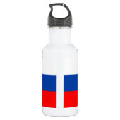 Slowenien-Flagge Edelstahlflasche (Rückseite)