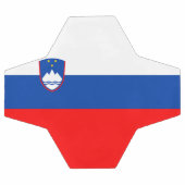 Slowenien-Flagge Fußball (Flach)