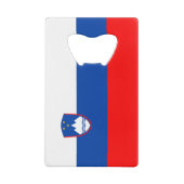 Slowenien-Flagge Geldbeutel Flaschenöffner (Rückseite)