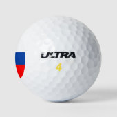 Slowenien-Flagge Golfball (Logo)