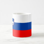 Slowenien-Flagge Kaffeetasse (Mittel)